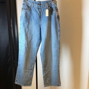 NWT J Khaki Denim Wide Leg Jeans. Size 14